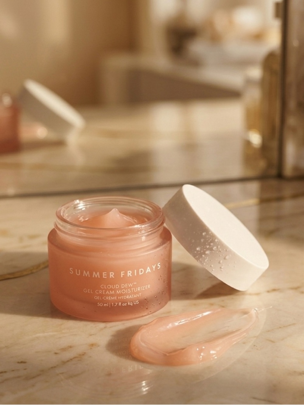 Summer Fridays Cloud Dew Gel Cream Moisturizer - Original Luxury Jar Formula NIB - Picture 2 of 6